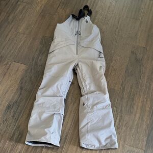 Volcom Kids Light Gray Snow Bib